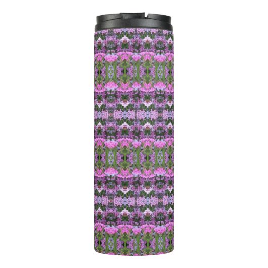 Feld-Blume Ikat 4 Thermosbecher (Rückseite)