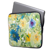 Feld Blume Laptopschutzhülle (Vorderseite Links)
