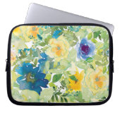 Feld Blume Laptopschutzhülle (Vorderseite)