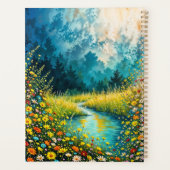 Feld-Blume Löwenzwiebeldekor Planer (Rückseite)