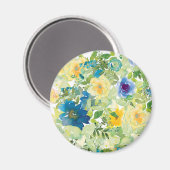 Feld Blume Magnet (Vorderseite/Rückseite)