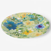 Feld Blume Pappteller (Schrägansicht)