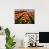 Feld Blume Poster Anpassbar (Heimbüro)