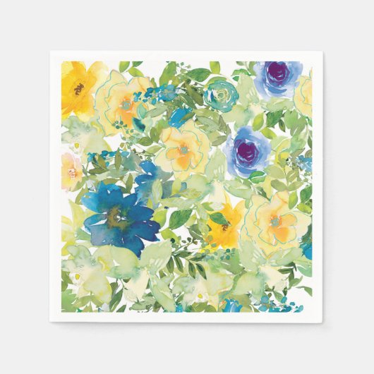 Feld Blume Serviette (Vorderseite)