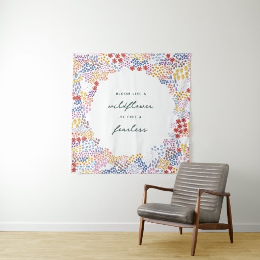 Feld Blume Wandteppich (Beispiel)