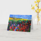 Feld-Blumen 68 Karte (Gelbe Blume)