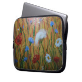 Feld-Blumen Neopren-Laptop-Hülse 10 Zoll Laptopschutzhülle (Vorderseite Links)