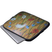 Feld-Blumen Neopren-Laptop-Hülse 10 Zoll Laptopschutzhülle (Vorne Knopf)