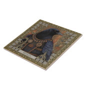 Feld "Crow Spirit Animal Personalisiert Name" Fliese (Seite)