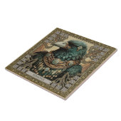 Feld "Crow Spirit Animal Personalisiert Name" Fliese (Seite)