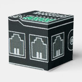 Feld "Cube Fevor" für Computergeek-Eingabemuster Geschenkschachtel (Rückseite)