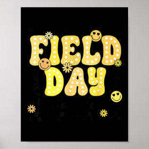 Feld Day Yellow Team Trip Game Competition Poster