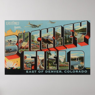 Feld Denvers, Colorado - Buckley Poster