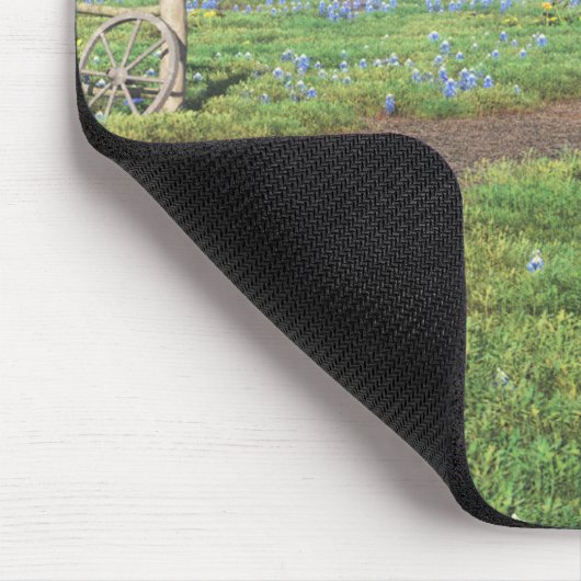 Feld der Bluebonnets-Mausunterlage Mousepad (Ecke)