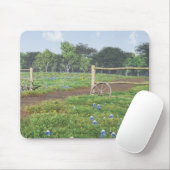 Feld der Bluebonnets-Mausunterlage Mousepad (Mit Mouse)