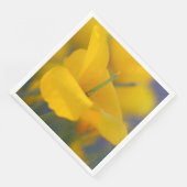 Feld der blühenden Pupien Serviette (Ecke)