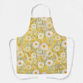 Feld der Blume Gelborange Natur glücklicher Spaß Schürze