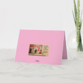 Feld der Blumenwünsche Karte (Rückseite)