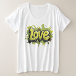 Feld der endlosen Liebe Große Größe T-Shirt