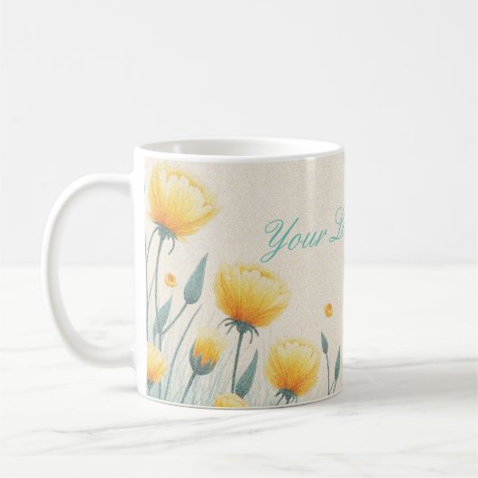 Feld der endlosen Liebe Kaffeetasse (Links)