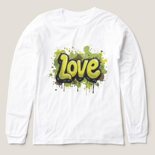 Feld der endlosen Liebe Tri-Blend Shirt (Design Vorderseite)