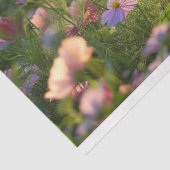 Feld der Frühlingsblumen decoupage Seidenpapier (Ausschnitt)