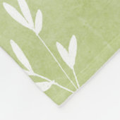 Feld der Frühlingshasen Fleecedecke (Ecke)