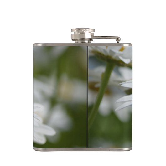 Feld der Gänseblümchen Flachmann (Rückseite)