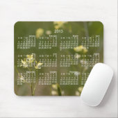 Feld der gelben Blumen; Kalender 2013 Mousepad (Mit Mouse)