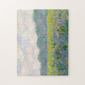 Feld der gelben Iren Monet Fine Art Puzzle (Vertikal)