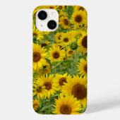 Feld der gelben Sonnenblumen Case-Mate iPhone Hülle (Rückseite)