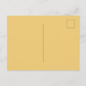Feld der gelben Sonnenblumen Postkarte (Rückseite)