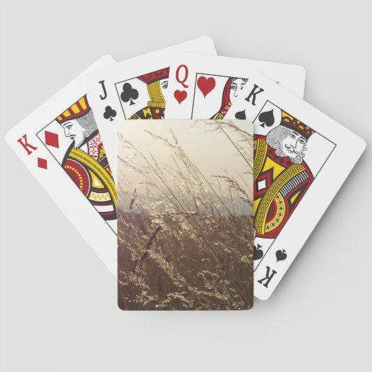 Feld der Gold Playing Cards Spielkarten (Rückseite)