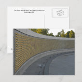 Feld der Goldstars Postkarte (Vorne/Hinten)