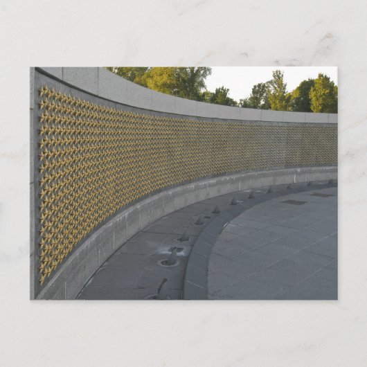 Feld der Goldstars Postkarte (Vorderseite)