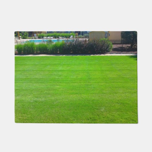 Feld der Grasmatte Fußmatte (Vorderseite)