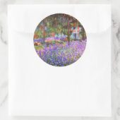 Feld der Lavendel-Blume, Claude Monet Stickers (Tasche)