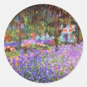 Feld der Lavendel-Blume, Claude Monet Stickers