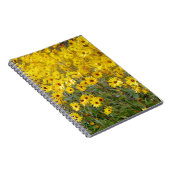 Feld der lebhaften gelben Blumen Notizblock (Rechte Seite)