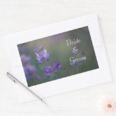 Feld der Lupinebrücke und des Gräuels Rechteckiger Aufkleber (Umschlag)