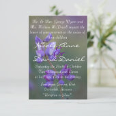 Feld der Lupineeinladung Einladung (Stehend Vorderseite)