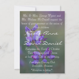 Feld der Lupineeinladung Einladung