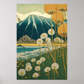 Feld der Lüster Japanische Kunst Poster (Vorne)