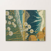 Feld der Lüster Japanische Kunst Puzzle (Horizontal)