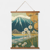 Feld der Lüster Japanische Kunst Wandteppich Mit Holzrahmen (Vorderseite)