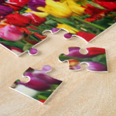 Feld der mehrfarbigen Tulpen Puzzle (Seite)