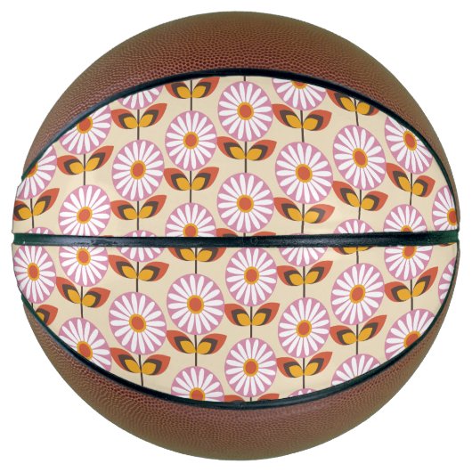 Feld der Milchrosa Basketball (Vorderseite)