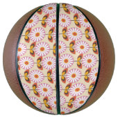 Feld der Milchrosa Basketball (Vertikal)