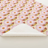 Feld der Milchrosa Sherpadecke (3/4)