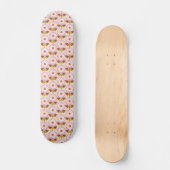 Feld der Milchrosa Skateboard (Vorderseite)